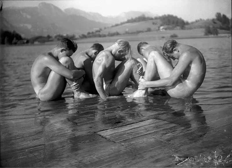 Study at a lake (c.a. 1933)