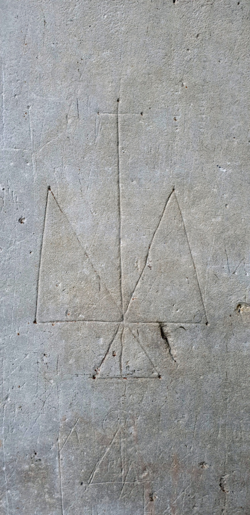 Probabile simbolo del monte Calvario (originale)